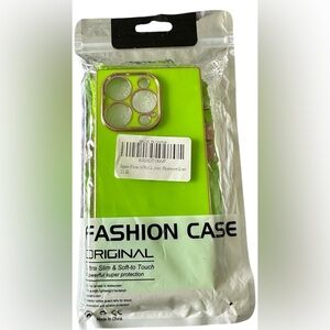 Amazon Neon Green Phone Case with Gold Camera Trim IPhone 14 
NOT PRO MAX